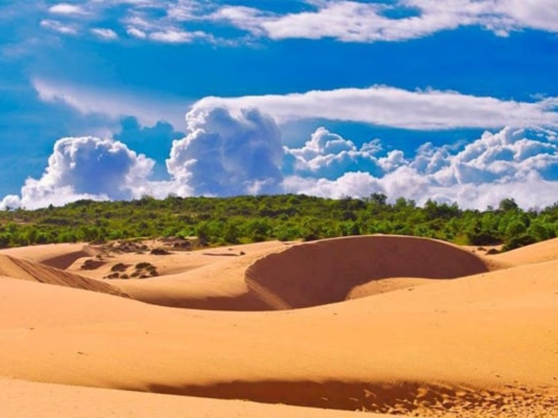 Đồi cát vàng tại Mũi Né