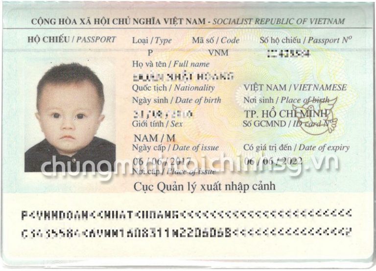 Hộ chiếu trẻ em