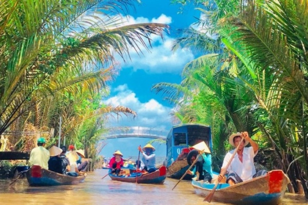 MIỀN TÂY MỸ THO BẾN TRE - CHÙA VĨNH TRÀNG - CỒN THỚI SƠN - ĐỜN CA TÀI TỬ XỨ DỪA 1 NGÀY